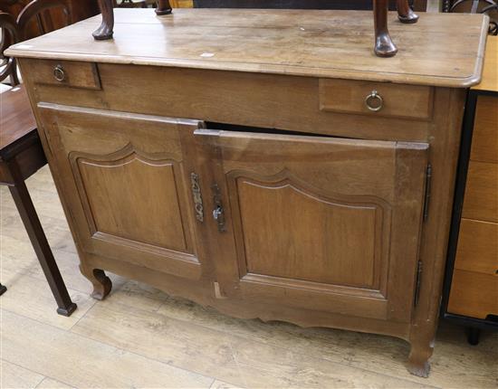 A French oak buffet W.135cm.